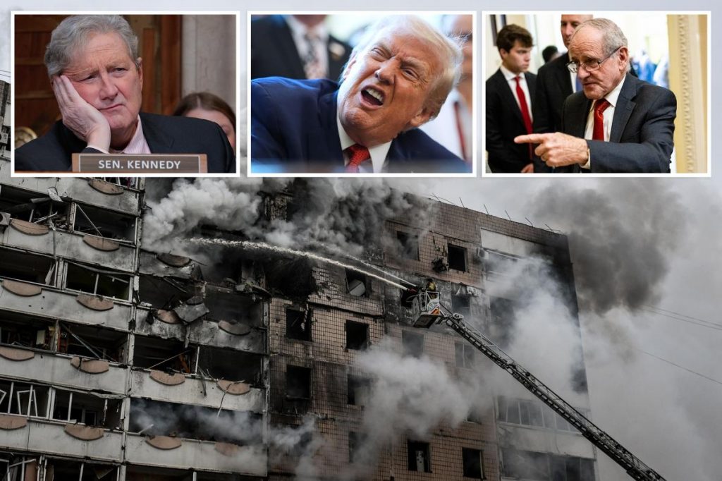 Exclusive | GOP senators push Trump to use $5 billion in frozen Russian funds for Ukraine weapons