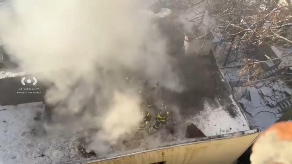 Fire burns through 2 multi-family homes in University Heights, Bronx Fire burns through 2 multi-family homes in University Heights, Bronx