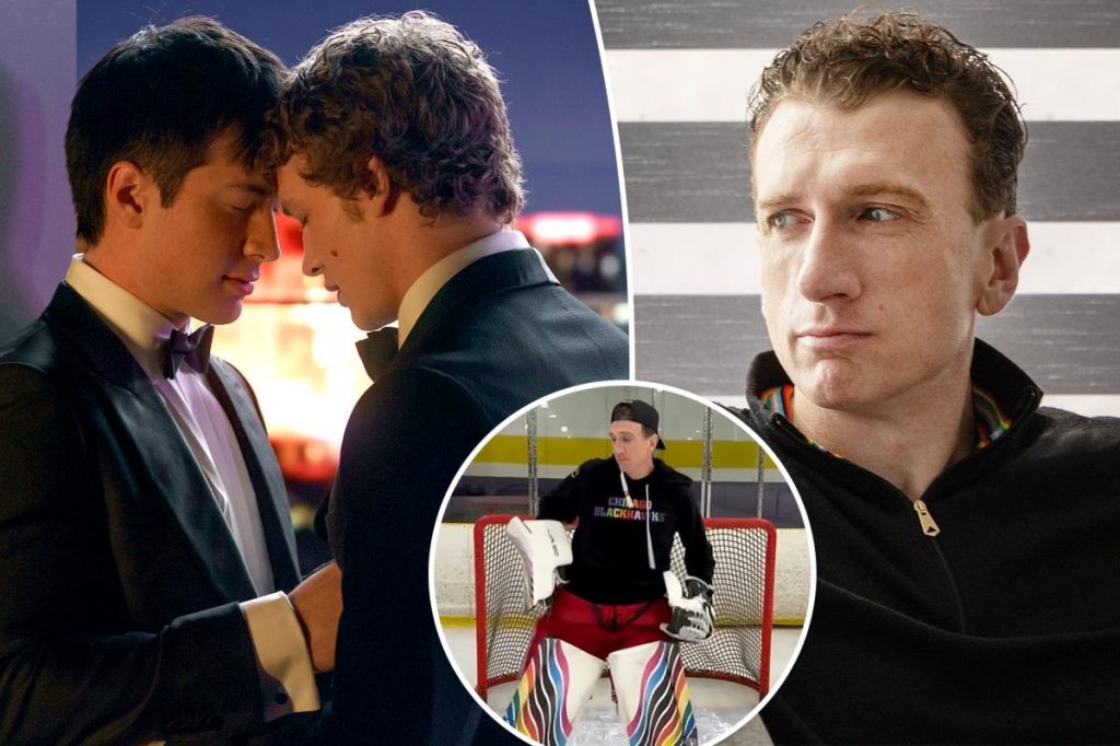 First openly gay hockey pro claims 'Heated Rivalry' will cause players to stay in the closet