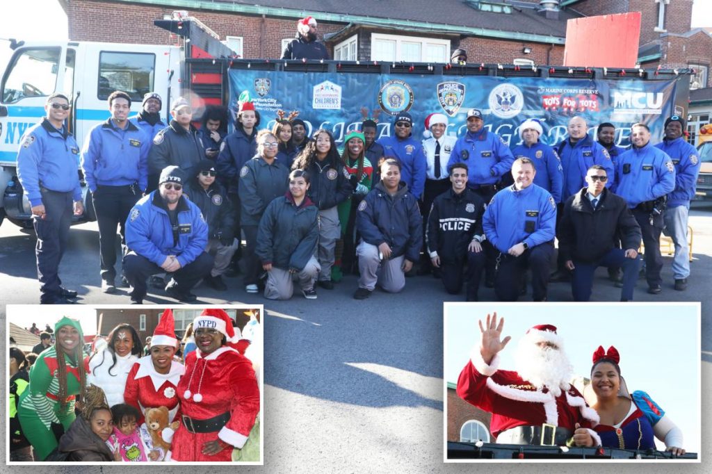 Ho, Ho, 5-0! NYPD Santas deliver free toys to city kids in need
