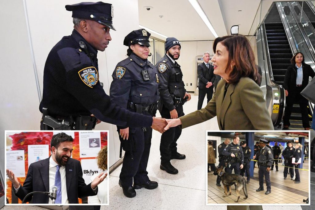 Hochul commits $77M for NYPD subway cops next year -- as Mamdani pushes mental health teams in transit system