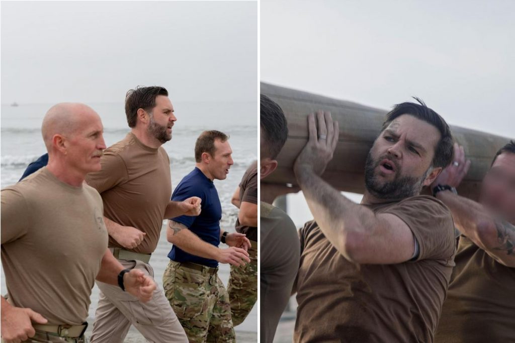JD Vance trains with Navy SEALs in California: 'Feel like I got hit by a freight train'
