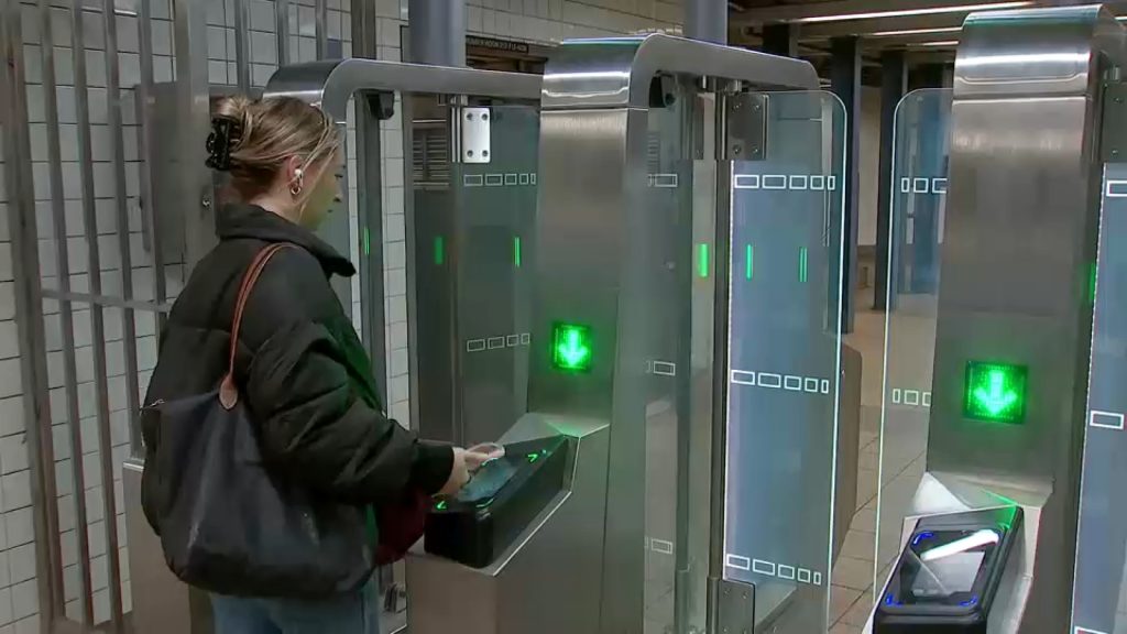 MTA unveils new turnstiles to crack down on subway train fare evaders