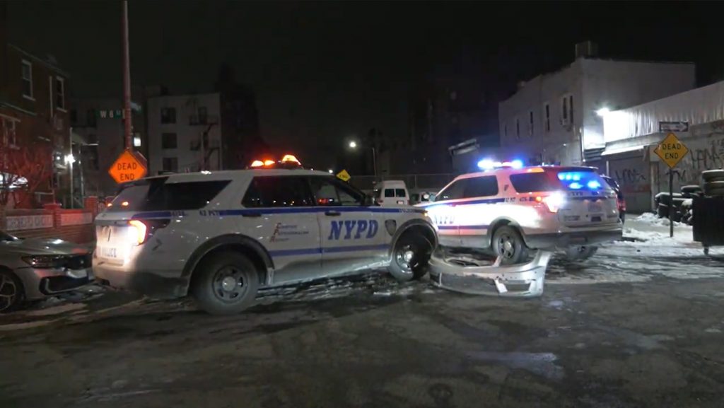 NYPD officer struck by driver during Brooklyn traffic stop