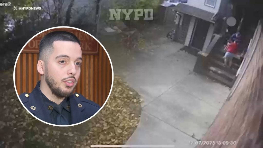 Off-duty NYPD officer saves neighbor’s choking baby girl in Elmont, Long Island Off-duty NYPD officer saves neighbor's choking baby girl in Elmont, Long Island