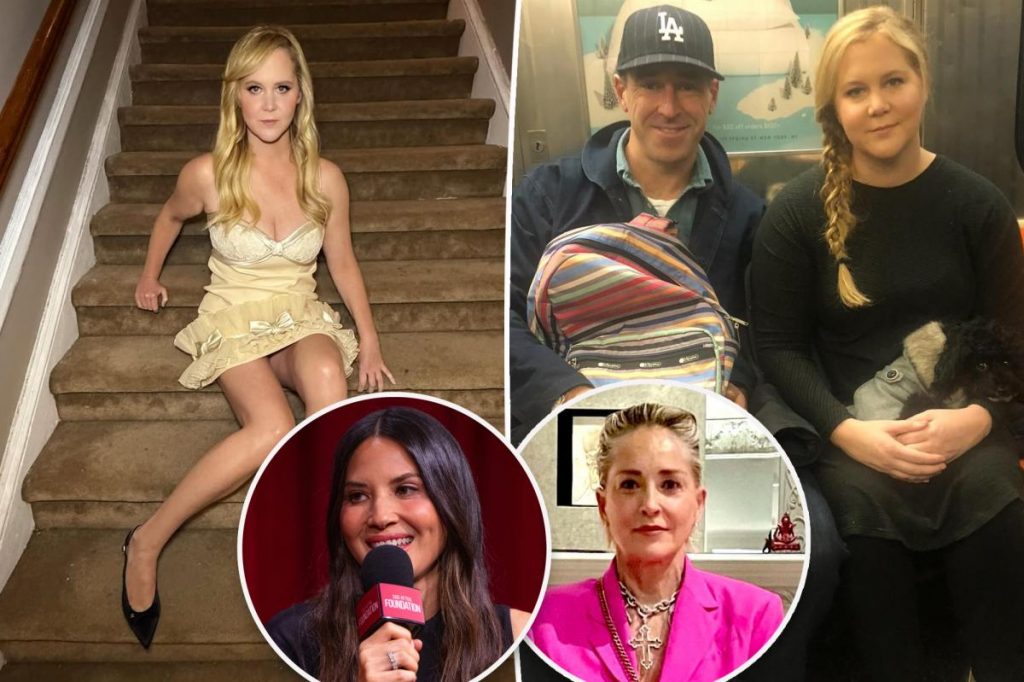 Olivia Munn, Sharon Stone and more famous pals support Amy Schumer amid divorce