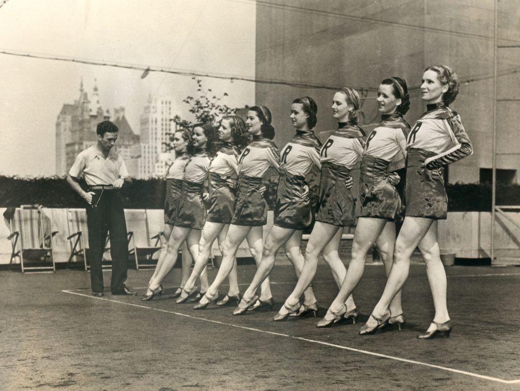 Rockettes rehearsals in 1937.