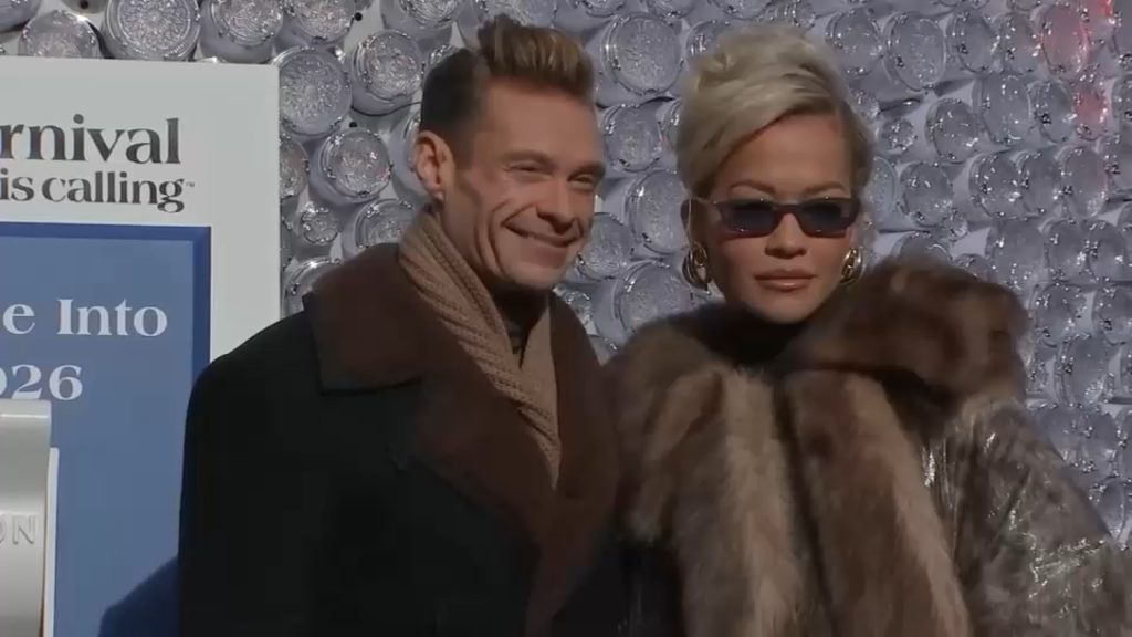 Ryan Seacrest and Rita Ora ready for ‘Dick Clark’s New Year’s Rockin’ Eve’ 2026 celebration in Times Square, NYC Ryan Seacrest and Rita Ora ready for 'Dick Clark's New Year's Rockin' Eve' 2026 celebration in Times Square, NYC