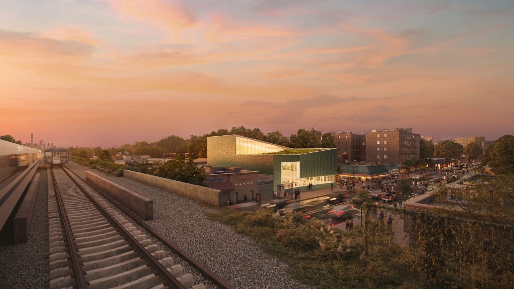 See Renderings of the New Branch of the Queens Public Library