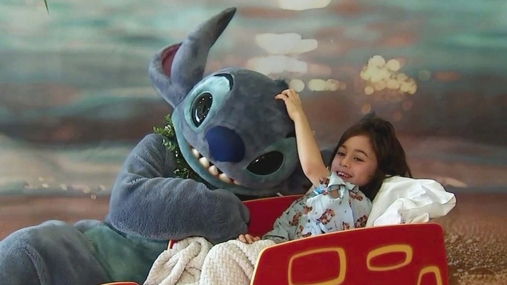 Stitch is on a mission to get off Santa's naughty list by bringing joy this season on Disney's Holiday Magic Tour