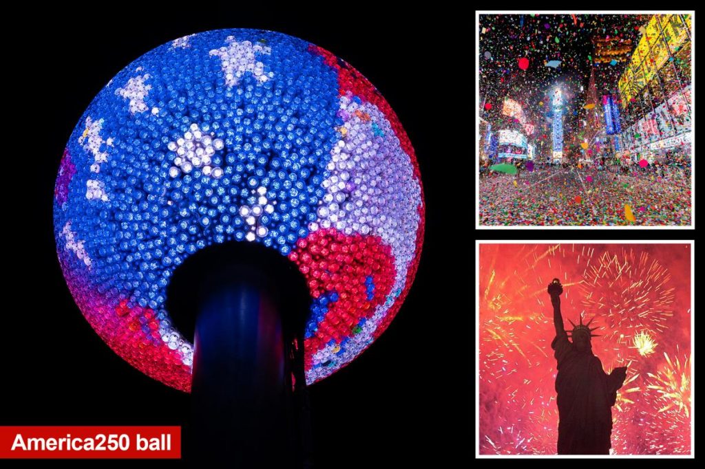 Times Square to hold second ball drop in July to mark America's 250th birthday