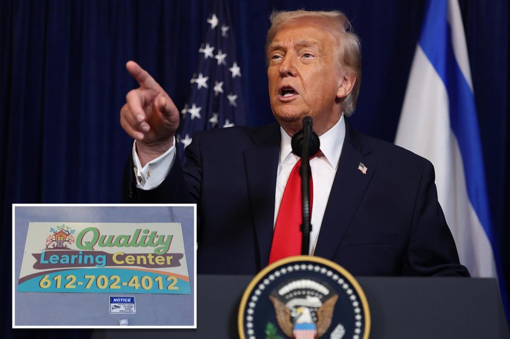 Trump admin halts all childcare payments to Minnesota after massive fraud allegations Trump admin halts all childcare payments to Minnesota after massive fraud allegations