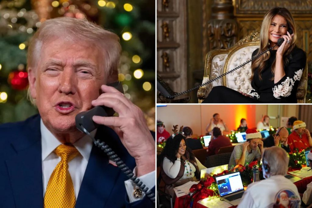 Trump tries to sell 'clean, beautiful coal' to children awaiting gifts from Santa