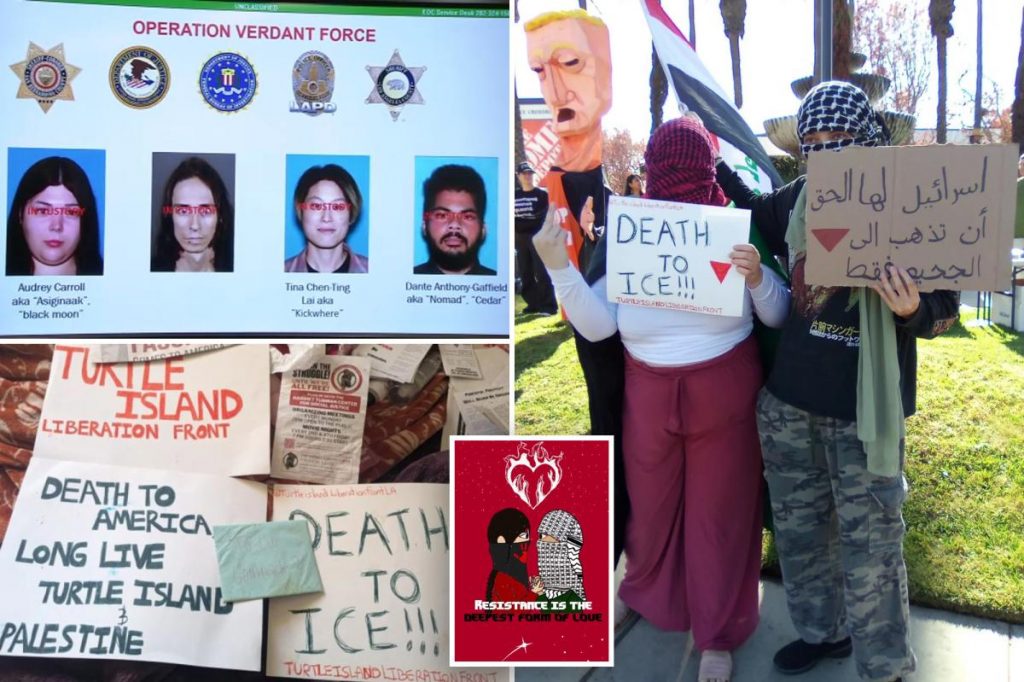 What is Turtle Island Liberation front, the far-left group whose offshoot planned a NYE terror attack