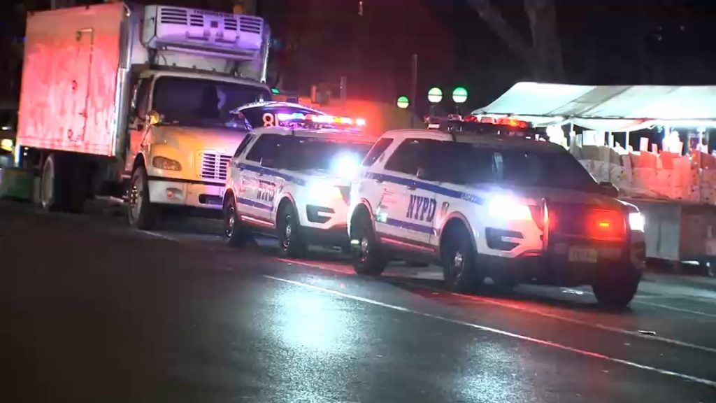 Woman fatally struck by Hummer at 25th Street and 8th Avenue in Chelsea, Manhattan
