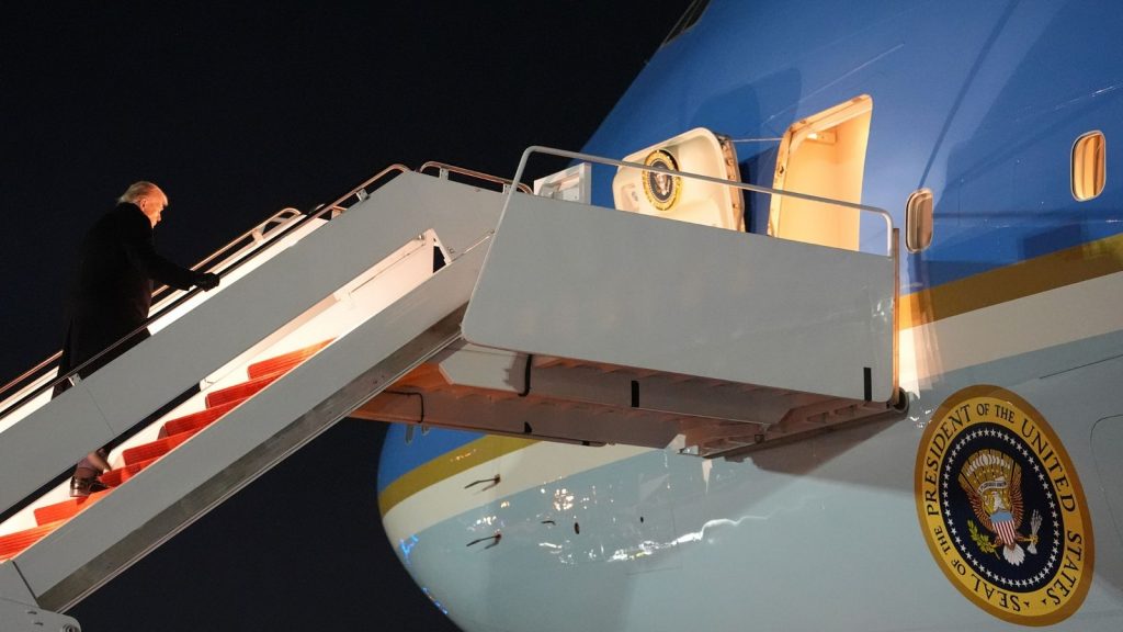 Air Force One returns to Joint Base Andrews in Washington area due to minor electrical issue, White House says