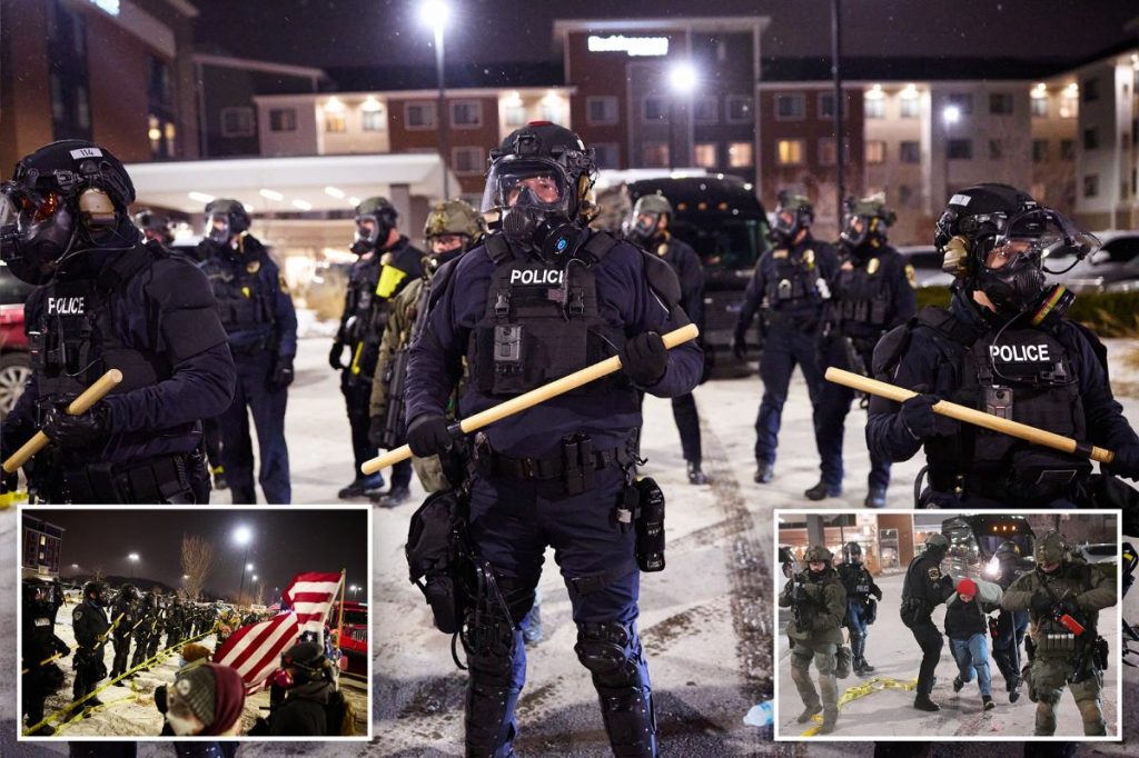 Anti-ICE protesters arrested outside Minnesota hotel as police declare unlawful assembly: 'No longer peaceful'