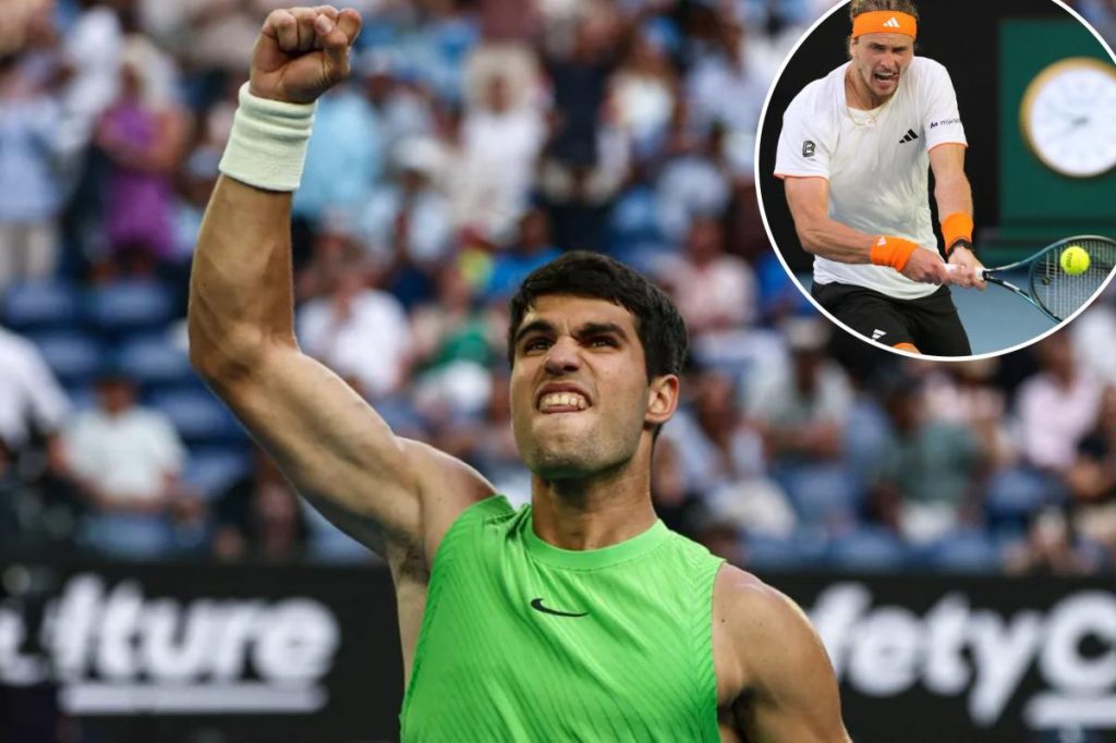 Carlos Alcaraz outlasts Alexander Zverev to reach Australian Open final Carlos Alcaraz outlasts Alexander Zverev to reach Australian Open final