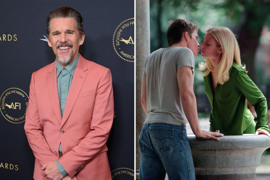 Ethan Hawke reveals why he was ‘disappointed’ in his first real-life kiss with Gwyneth Paltrow Ethan Hawke reveals why he was 'disappointed' in his first real-life kiss with Gwyneth Paltrow