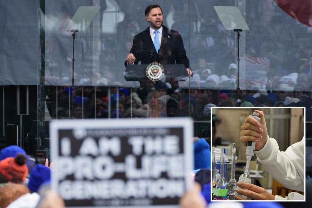 HHS bans fetal tissue research from abortions as JD Vance speaks at March for Life