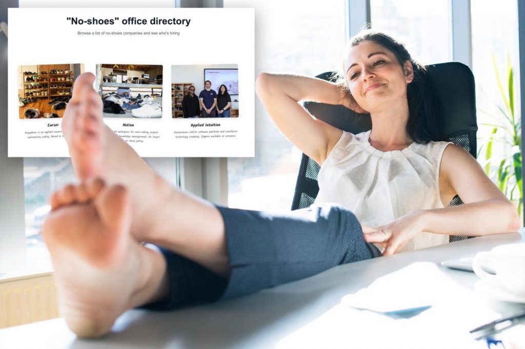 Here's why offices are enforcing no-shoes policies: 'I hope they invest in air fresheners'