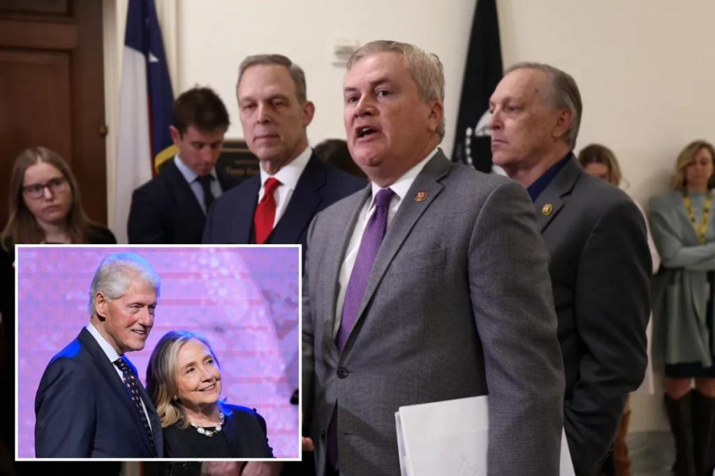 James Comer will hold Clintons to account after they skipped Epstein depositions