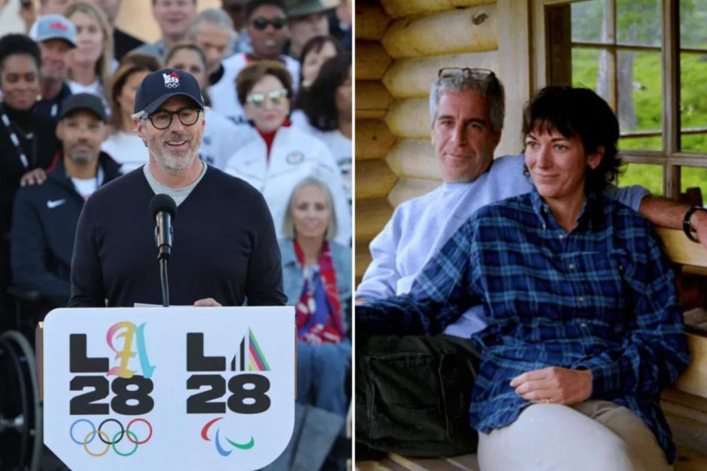 LA Olympics boss Casey Wasserman's racy emails with Ghislaine Maxwell while he was married revealed in Epstein files