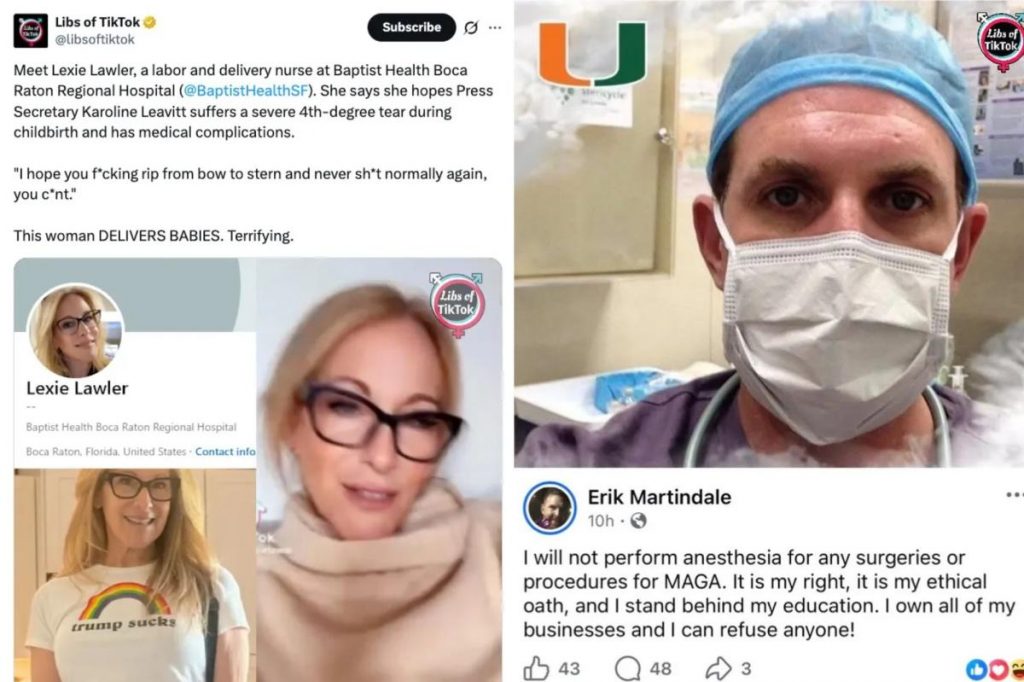 Left is sick for threatening to deny medical care over politics