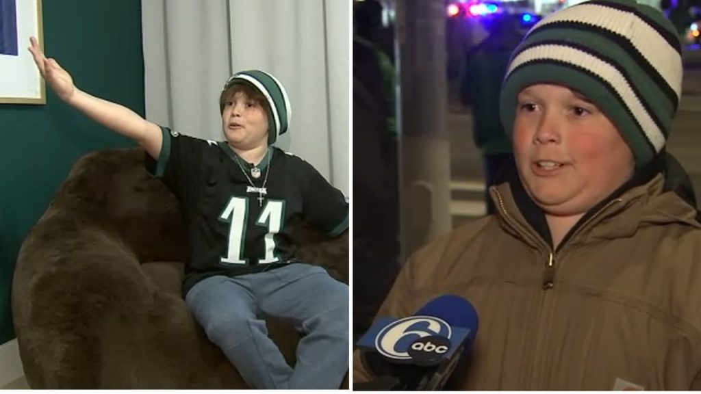 Meet Sam Salvo: Viral video turns 11-year-old Eagles fan into online sensation after loss to 49ers