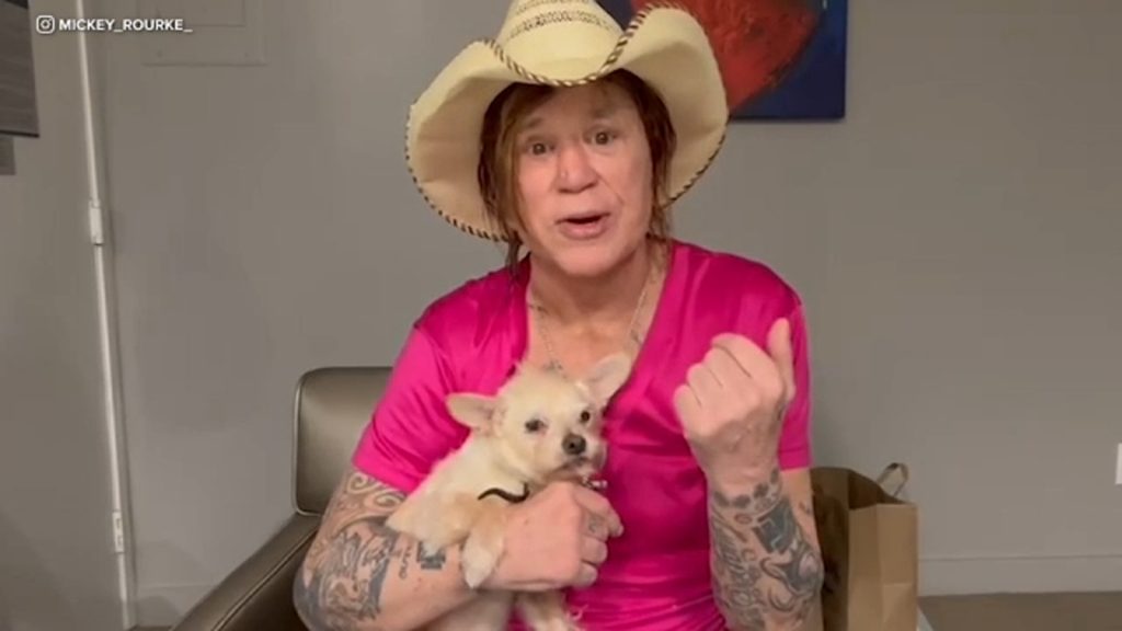 Mickey Rourke says GoFundMe set up to help him avoid eviction is not him: 'If you gave money, get it back'