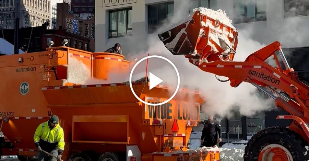 These Machines Melt Snow Off of NYC Streets in Seconds