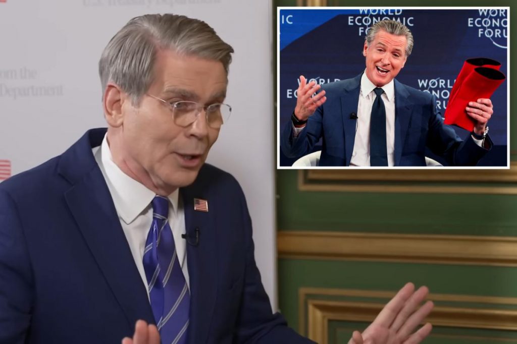 Treasury Secretary Scott Bessent jabs at at Gavin Newsom on Ruthless Podcast