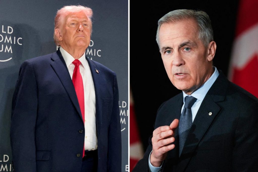 Trump threatens Canada with 100% tariff after PM Mark Carney's criticism