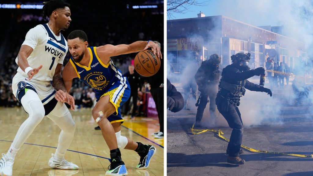 Warriors vs. Minnesota Timberwolves game on ABC7 postponed following deadly Minneapolis shooting involving federal agents Warriors vs. Minnesota Timberwolves game on ABC7 postponed following deadly Minneapolis shooting involving federal agents