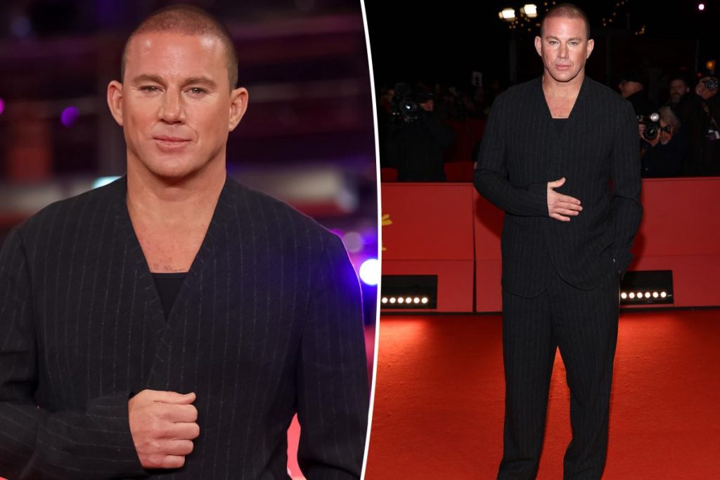 Channing Tatum's new look at ‘Josephine’ movie premiere