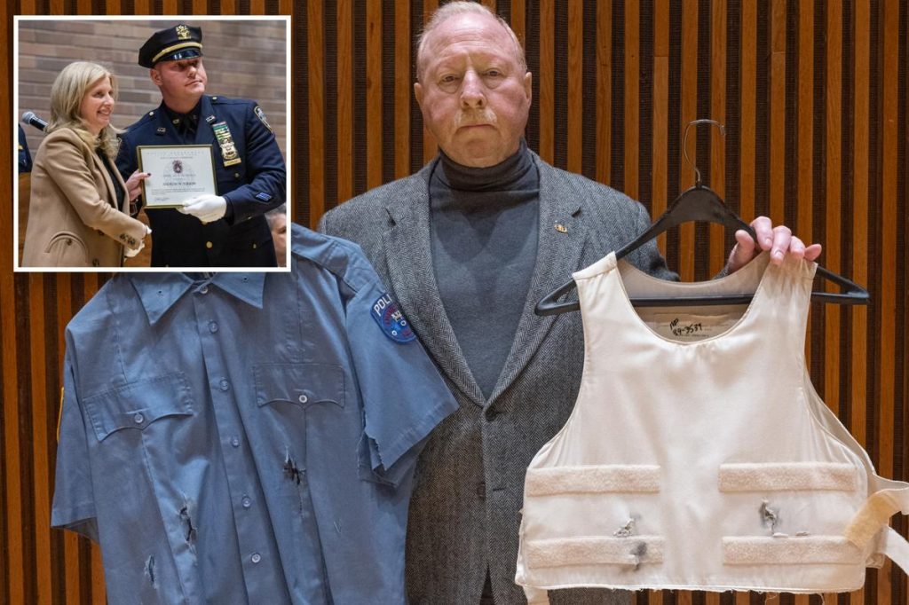 Father and son cops both caught lucky breaks in NYPD shootings Father and son cops both caught lucky breaks in NYPD shootings