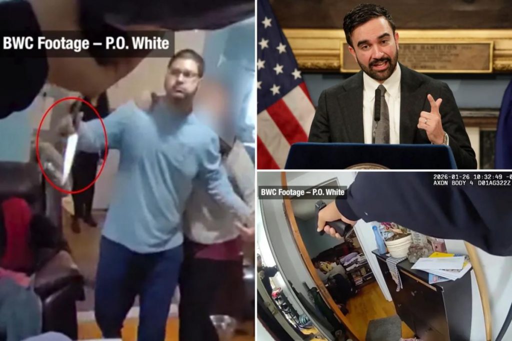 Mamdani urges prosecutors to drop charges against knife-wielding mentally ill man shot by cops