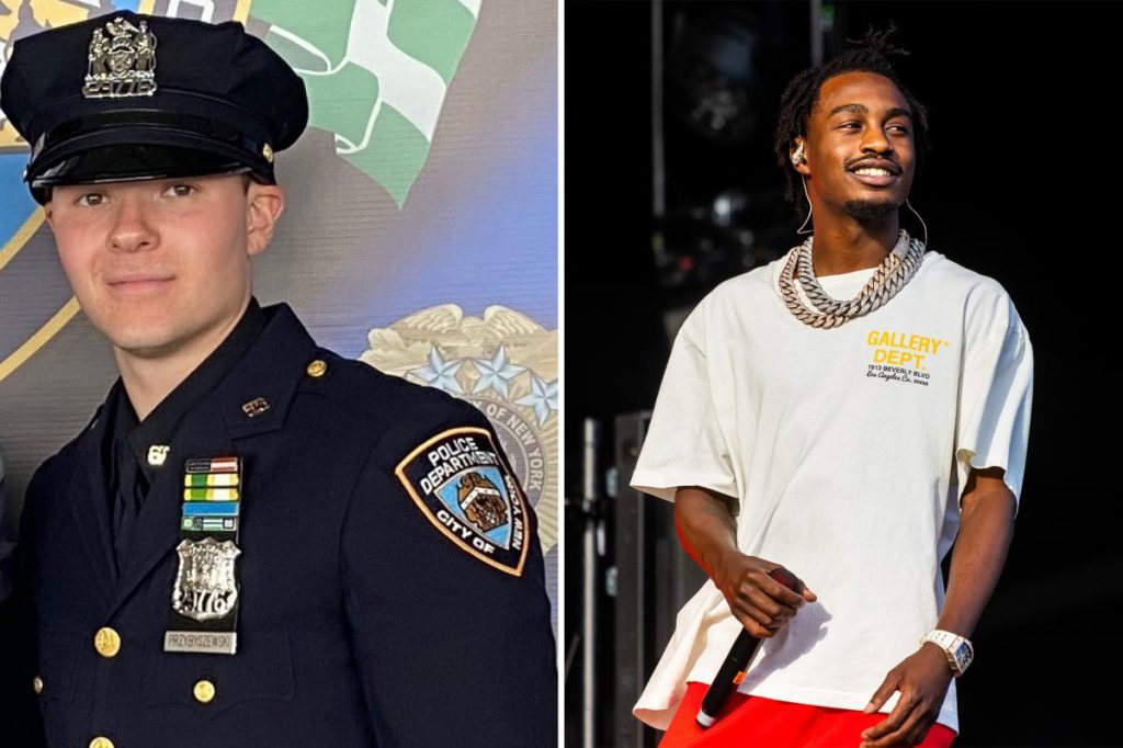 NYPD cop left with severe spinal injuries after MSG brawl with rapper Lil Tjay, entourage: lawsuit NYPD cop left with severe spinal injuries after MSG brawl with rapper Lil Tjay, entourage: lawsuit