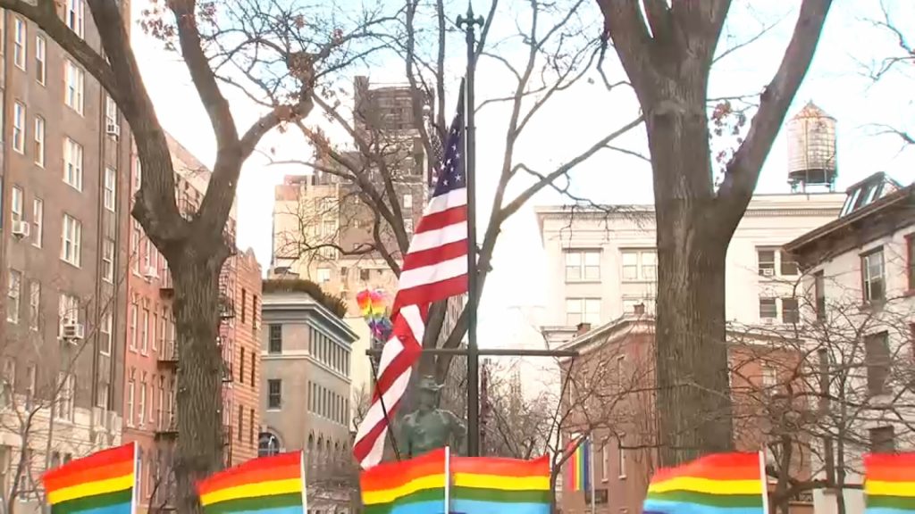 Officials set to rally, raise Pride flag at Stonewall National Monument after National Parks Service removal