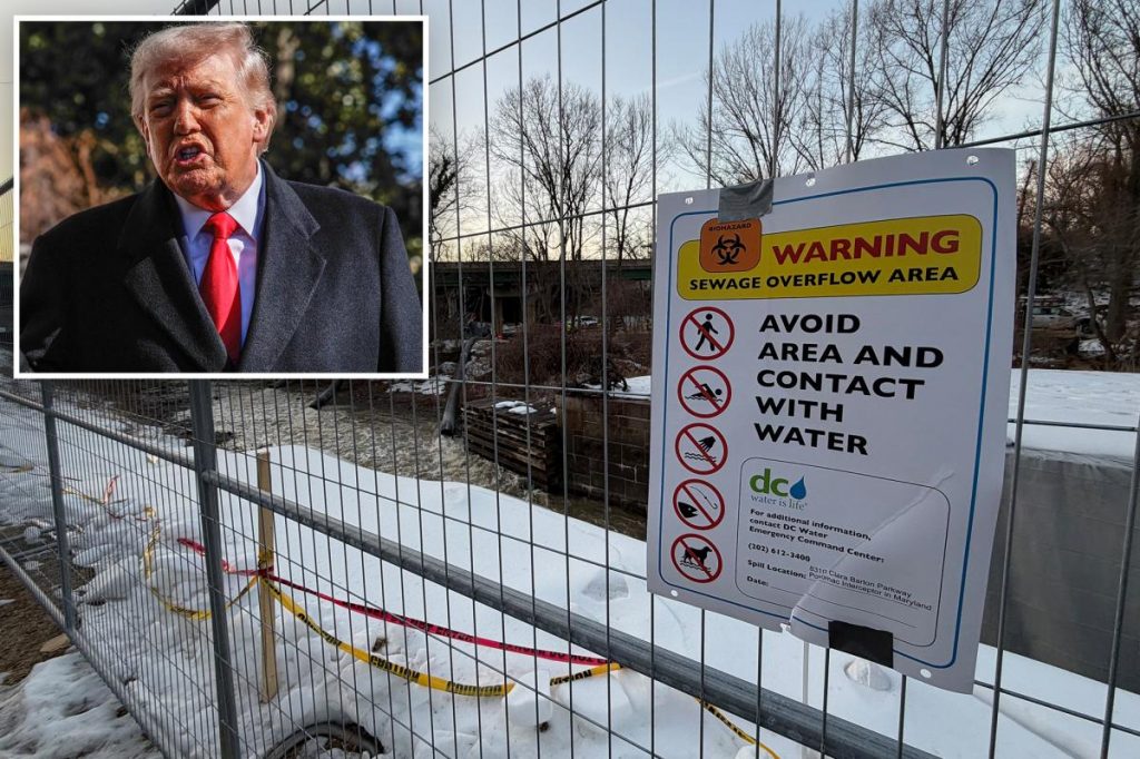 President Trump intervenes as millions of gallons of crap ravage Potomac following sewage pipe rupture President Trump intervenes as millions of gallons of crap ravage Potomac following sewage pipe rupture