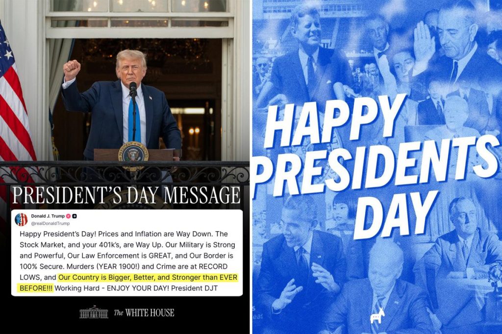 RNC mocks ‘Forget someone again??’ after Dems’ Presidents Day post leaves out big name RNC mocks 'Forget someone again??' after Dems’ Presidents Day post leaves out big name