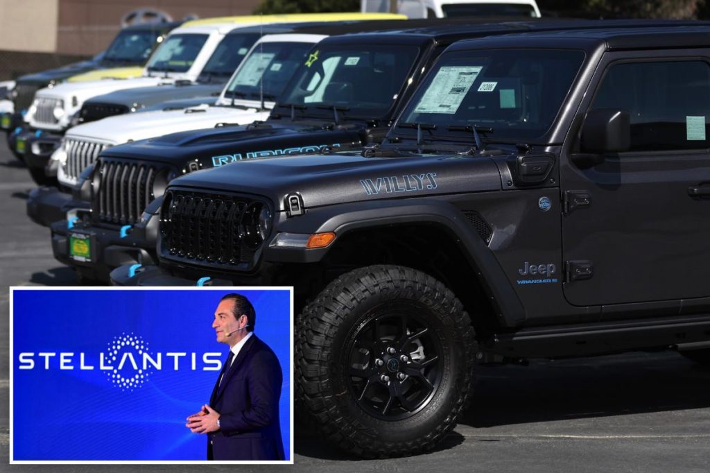 Stellantis shares plummet on $26.5B charge related to EV retreat