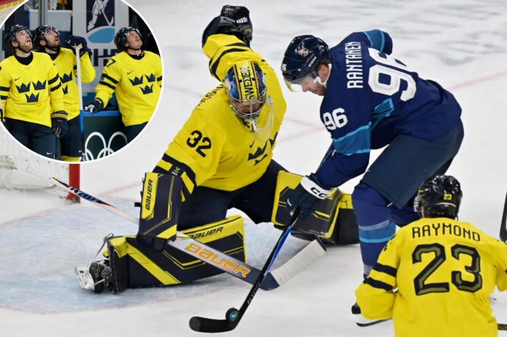 Sweden overpowered by Finland in alarming Olympics hockey loss