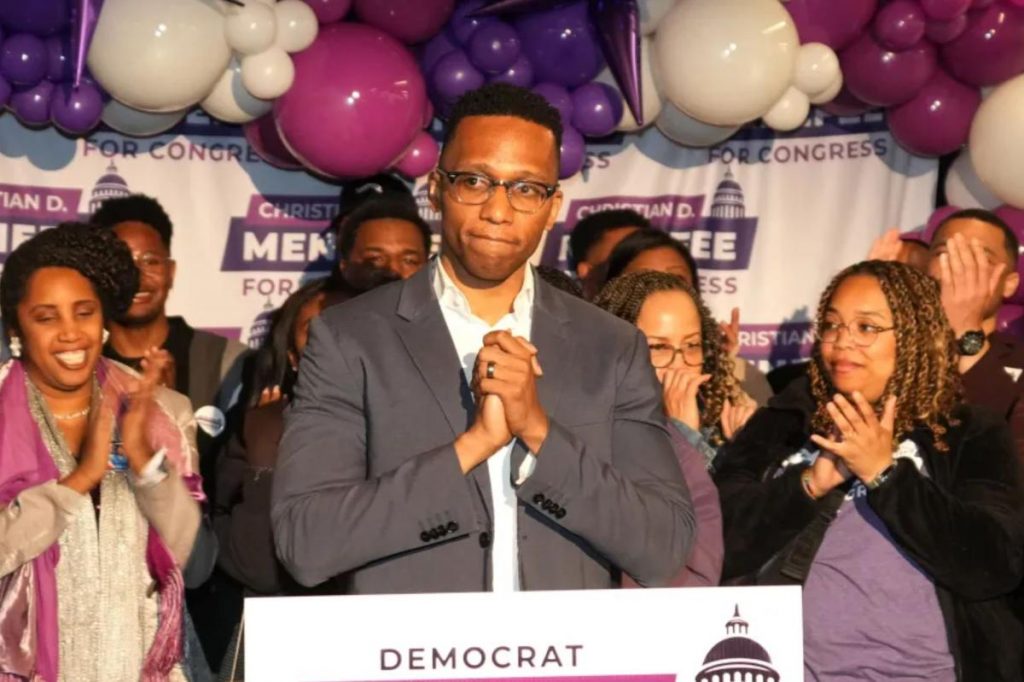 Texas Democrat Christian Menefee wins special election to fill Rep. Sylvester Turner vacant seat