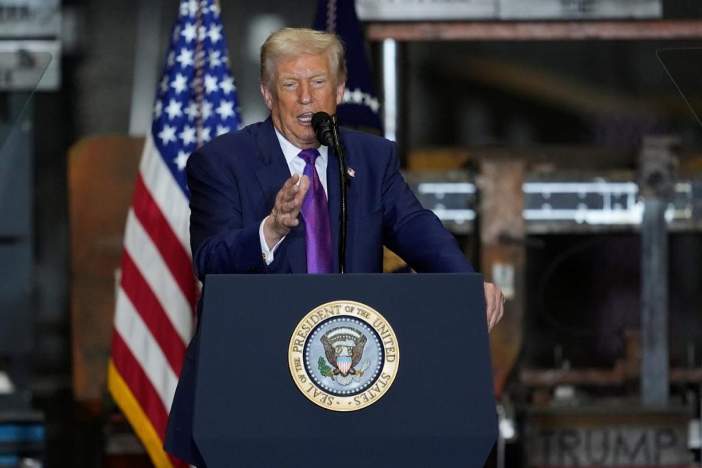 Trump offers fiery defense of tariffs as Supreme Court prepares to rule on his agenda Trump offers fiery defense of tariffs as Supreme Court prepares to rule on his agenda