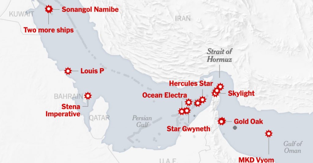 16 and Counting: Oil and Cargo Ships Are Growing Targets in War With Iran