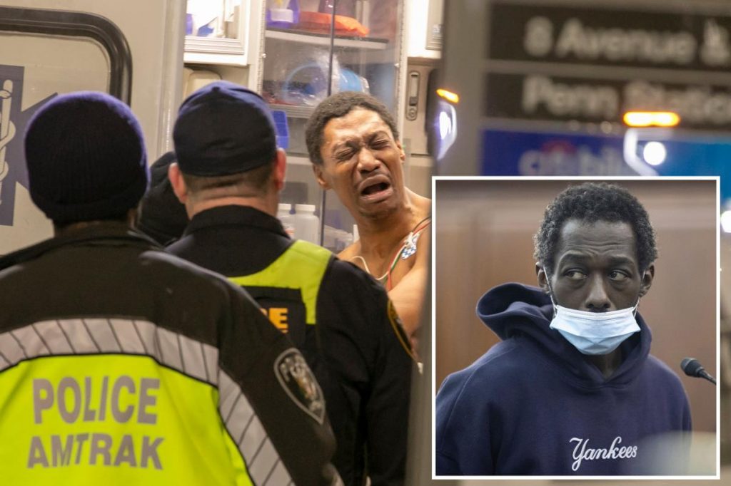 2 arrested after homeless man set on fire at Penn Station