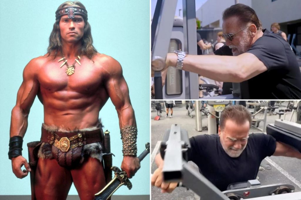 Arnold Schwarzenegger bulks up for role in new ‘Conan the Barbarian’ movie Arnold Schwarzenegger bulks up for role in new ‘Conan the Barbarian’ movie