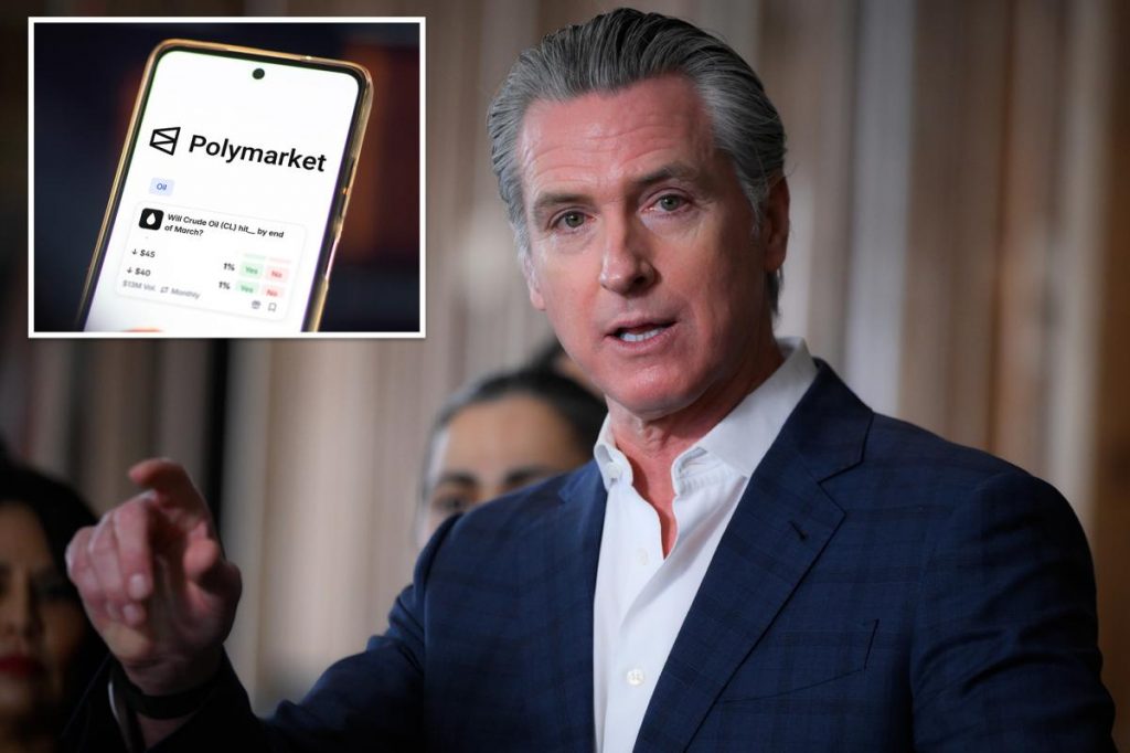 California Gov. Gavin Newsom bans state officials from making bets on Polymarket, Kalshi with insider info