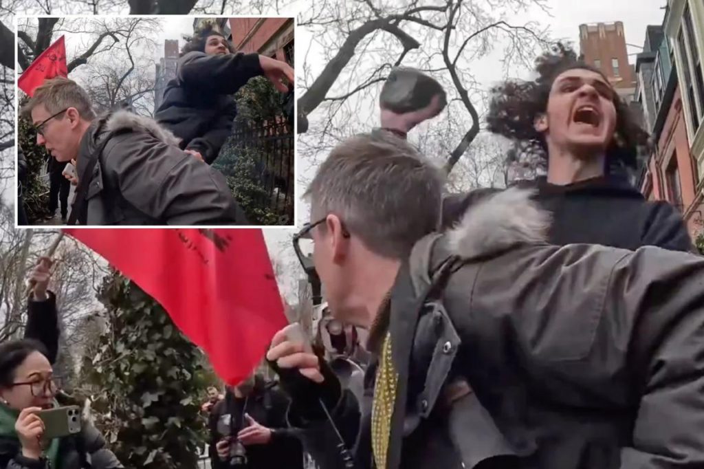 Dramatic moment accused ISIS-loving terrorist throws bomb at Gracie Mansion